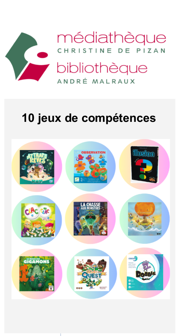 2023 LUDO 10 jeux compétence